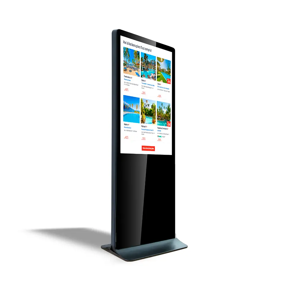 Totem tactile au Maroc pour solutions digitales interactives