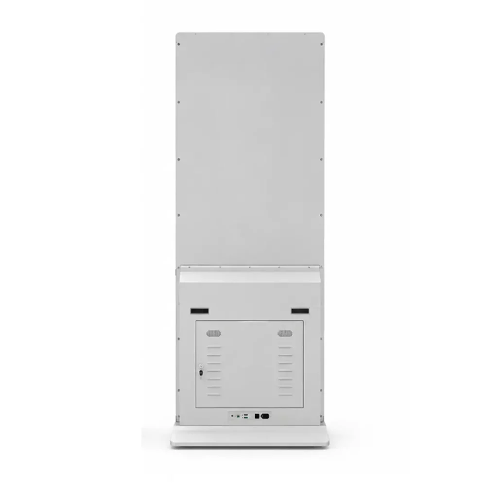 Totem tactile interactif Maroc 55 pouces sous Windows pour entreprises et commerces.